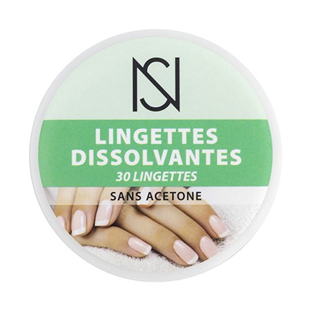 Lingettes dissolvantes sans acétone