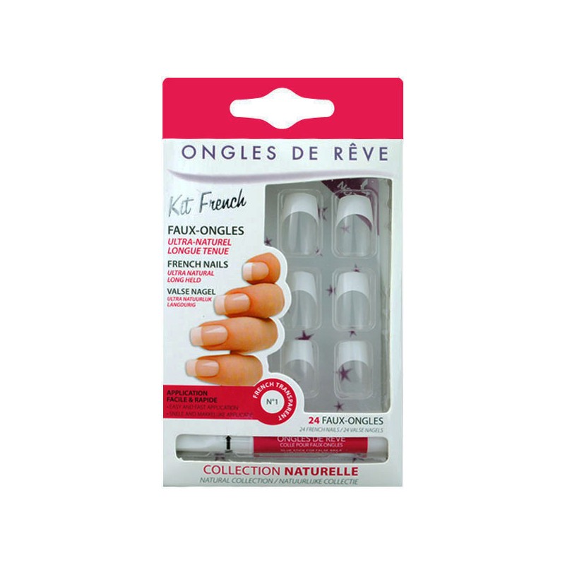 ONGLES DE RÊVE CLASSIQUE N°01 FRENCH TRANSPARENT