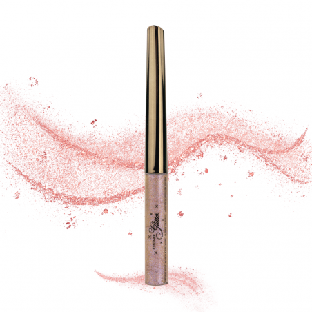 Eyeliner Glitter NS Makeup – Eyeliner Pailleté Vegan – Or, Rose & Argent