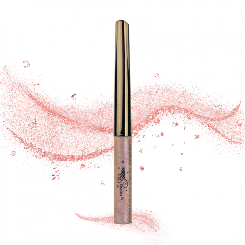 Eyeliner Glitter NS Makeup – Eyeliner Pailleté Vegan – Or, Rose & Argent