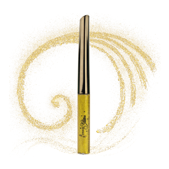 Eyeliner Glitter NS Makeup – Eyeliner Pailleté Vegan – Or, Rose & Argent