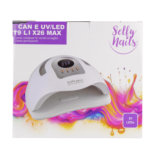 LAMPE VERNIS A ONGLES UV SEMI PERMANENT N°01 SELFY NAILS