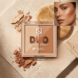 Palette Duo Glow & Bronze NS Makeup – Poudre de soleil & enlumineur vegan