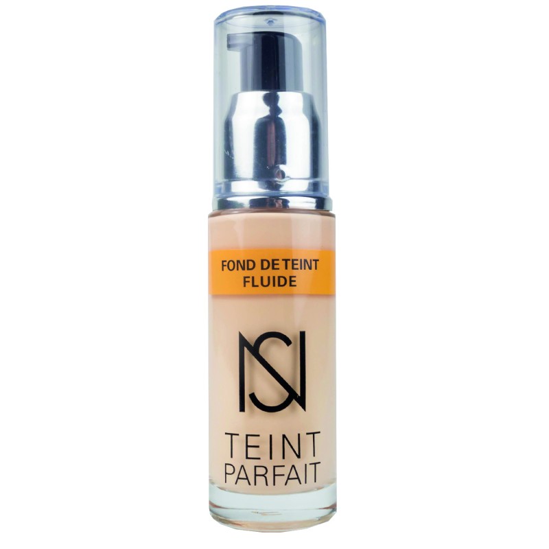 Fond de teint fluide NS – Teint naturel & couvrance modulable | NS Makeup
