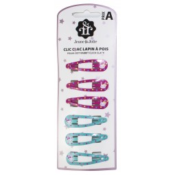 Clic clac lapin à pois