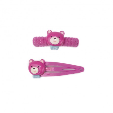 Set barrettes chouchous petit ourson