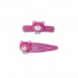 Set barrettes et chouchous cheveux fille – petit ourson rose