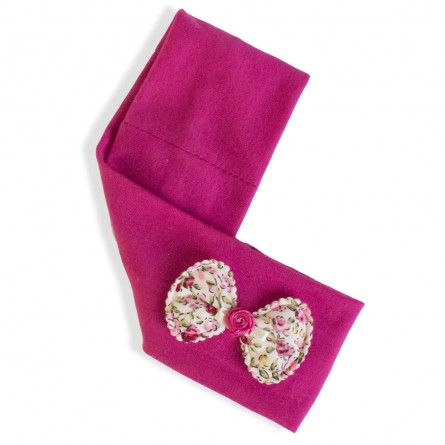 Bandeau à Nœud Rose Vif – Accessoire Cheveux Fille