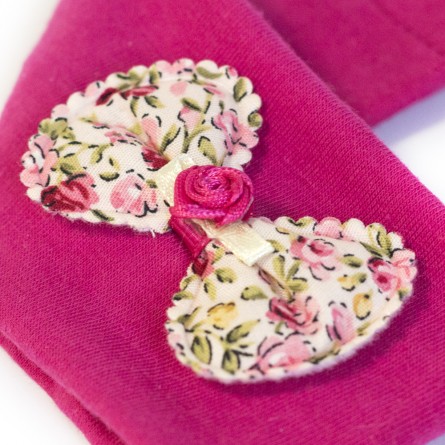 Bandeau à Nœud Rose Vif – Accessoire Cheveux Fille