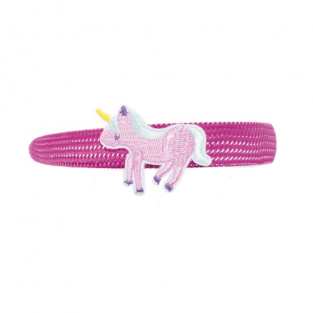 Serre-tête cheveux fille – motif licorne rose