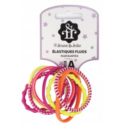 N°33 Élastiques Cheveux Fluos – Accessoires Colorés Enfant