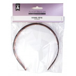 Serre-tête cheveux classique brun – Action Beauté