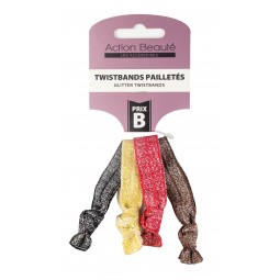 Twistbands pailletés