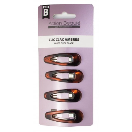 Pinces Ambrés Cheveux