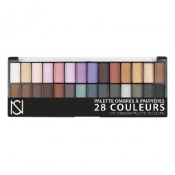 Palette Ombres à Paupières – 28 Couleurs Haute Pigmentation
