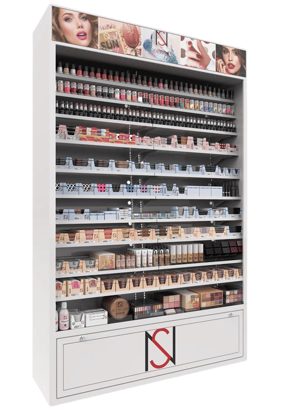 Meuble merchandising NS Makeup – format vertical
